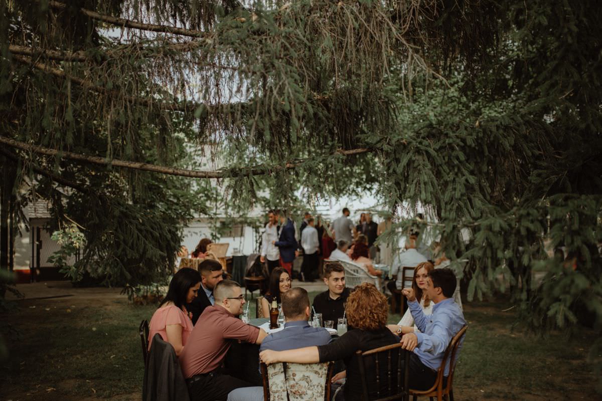 intimate outdoor wedding serbia